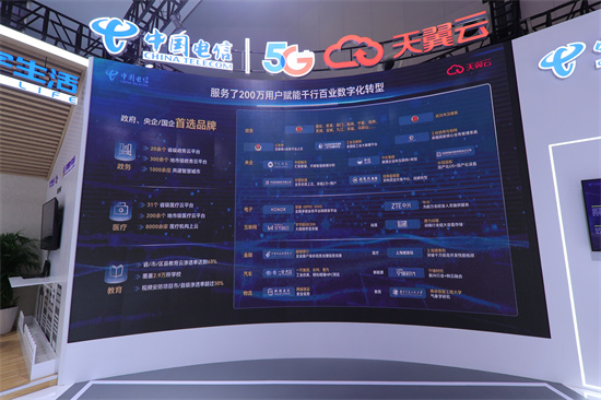 8868体育中国电信亮相“中国品牌日”云网融合打造数字化智慧生活(图3)